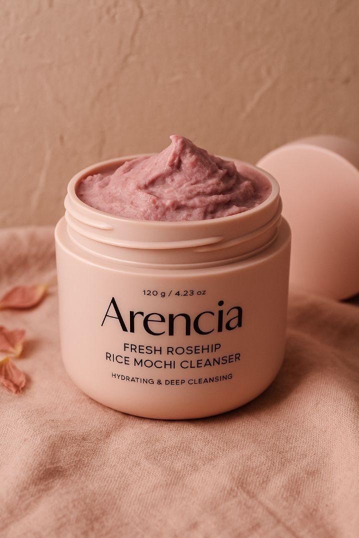 Arencia - Fresh Rosehip Rice Mochi Cleanser - 120g