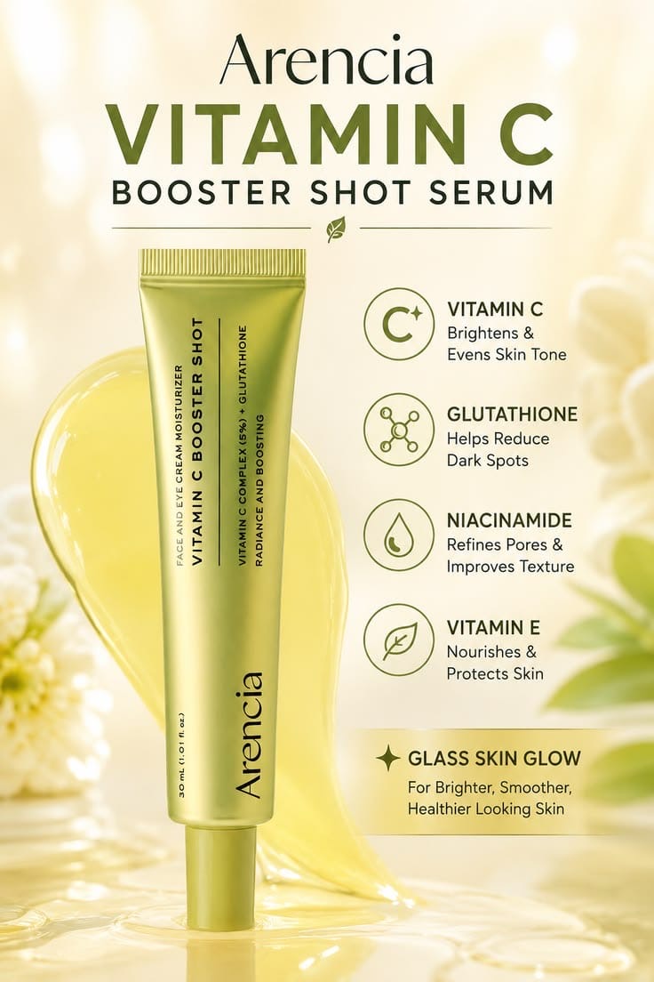 Arencia - Face & Eye Moisturizer Cream Vitamin C Booster Shot - 30Ml - Image 4