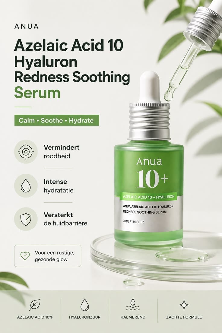 Anua - Azelaic Acid 10 Hyaluron Redness Soothing Serum - Image 3